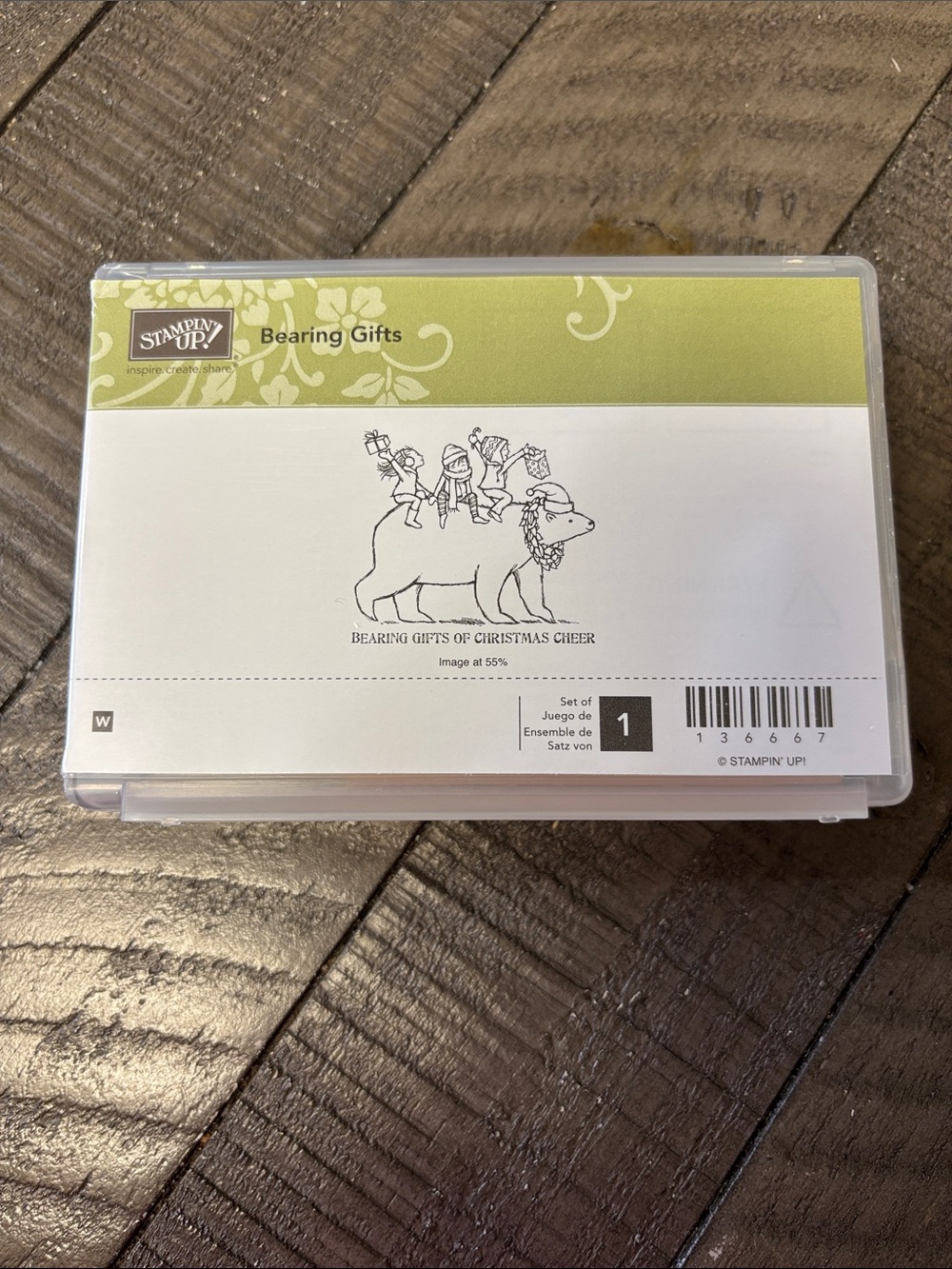 STAMPING Up Christmas Stamp - Bearing Gifts